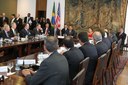 Presidenta Dilma Rousseff e o presidente dos Estados Unidos, Barack Obama, no encerramento do Fórum de CEOs Brasil - EUA. Brasília-DF, 19/03/2011
