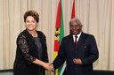Presidenta Dilma Rousseff durante encontro com o Presidente de Moçambique, Armando Guebuza, no Palácio da Ponta Vermelha. Maputo-Moçambique,19/10/2011