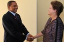 Presidenta Dilma Rousseff e o Presidente da Tanzania, Srº Jakaya Kikwete, durante a 1ª Conferência de Alto Nível para Governo Aberto ( OGP ). Brasília - DF, 17/04/2012
