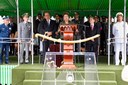 Presidenta Dilma Rousseff, durante cerimônia de entrega de espadins aos 441 cadetes da Academia Militar das Agulhas Negras. Resende-RJ, 20/08/2011