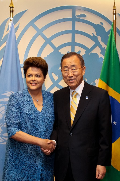 Presidenta Dilma Rousseff durante audiência concedida ao secretário-geral das Nações Unidas, Ban Ki-Moon na Sede da ONU. Nova Iorque-EUA, 21/09/2011