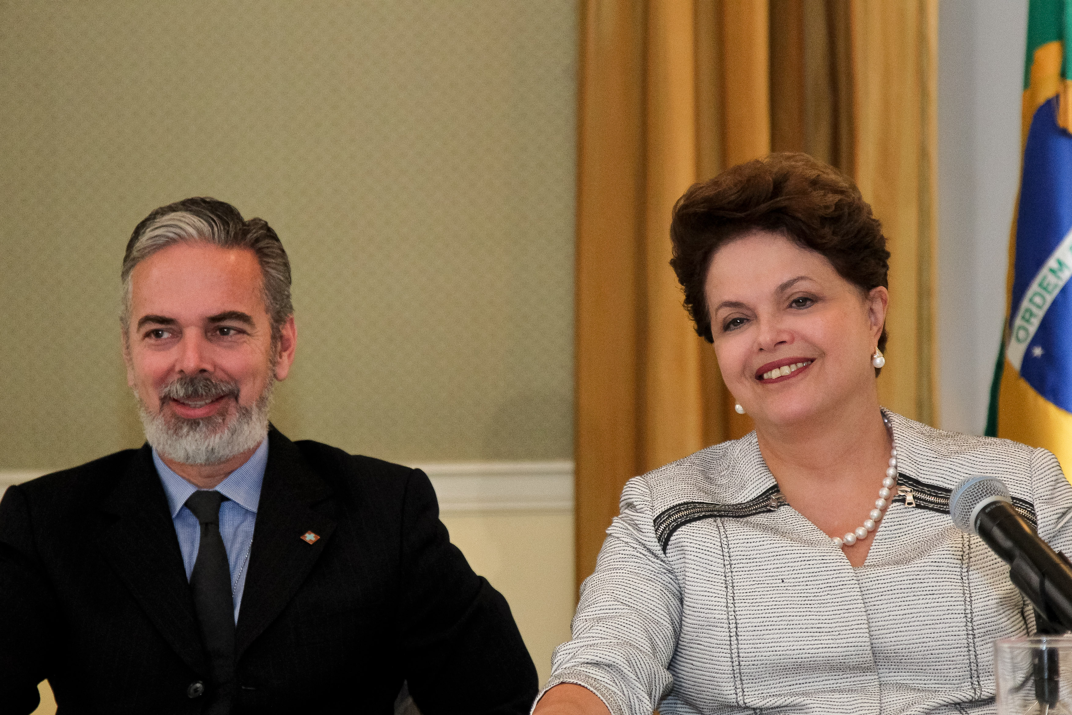 Presidenta Dilma Rousseff durante coletiva de imprensa no Hotel Waldorf Astoria. Nova Iorque - EUA, 22/09/2011