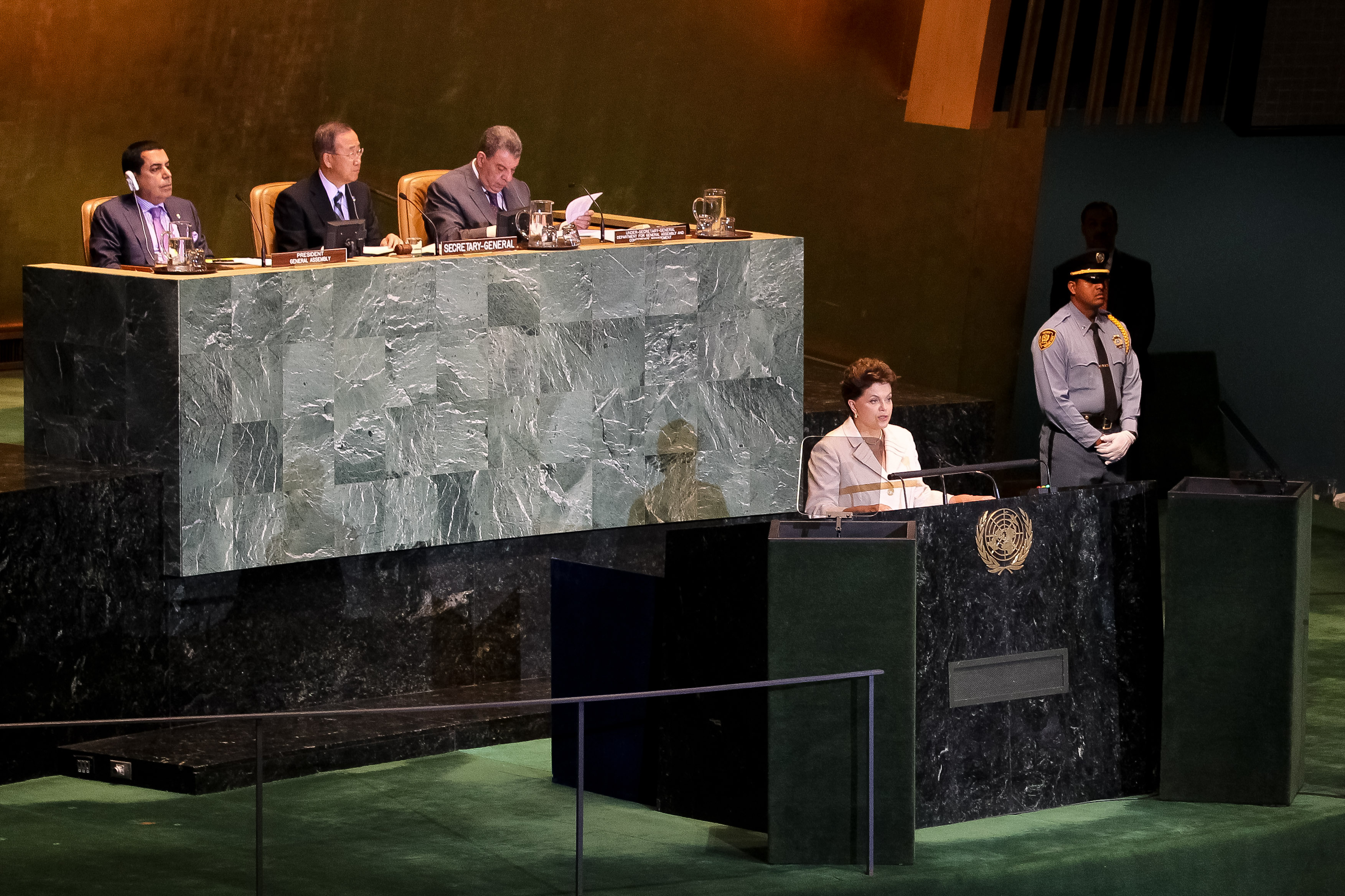 Presidenta Dilma Rousseff participa da Reunião de Alto Nível sobre Segurança Nuclear na ONU. Nova Iorque-EUA, 22/09/2011
