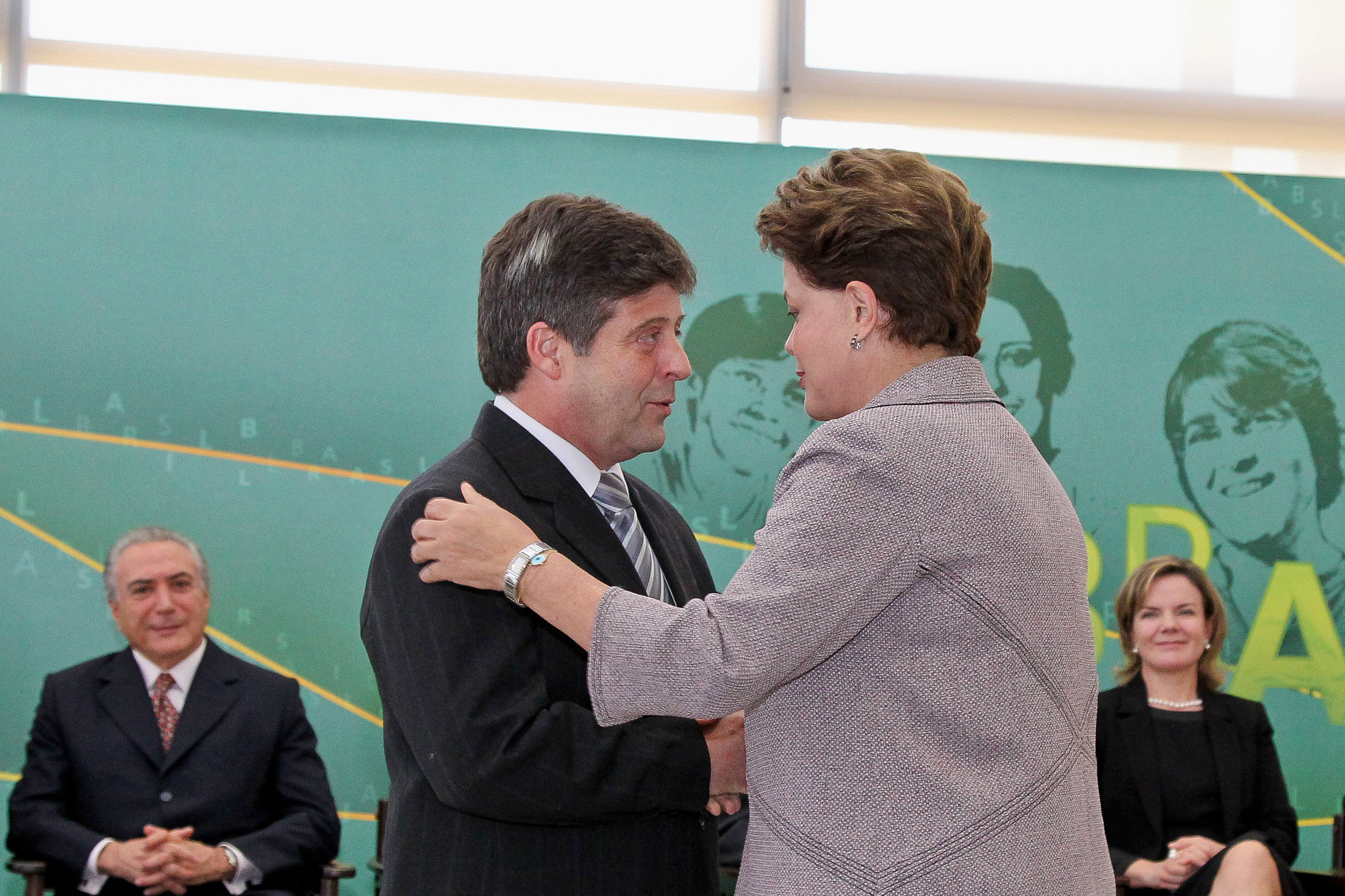 Presidenta Dilma Rousseff participa da Cerimônia de posse do Ministro da Agricultura, Pecuária e Abastecimento, Mendes Ribeiro. Brasília-DF, 23/08/2011