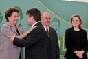 Presidenta Dilma Rousseff participa da Cerimônia de posse do Ministro da Agricultura, Pecuária e Abastecimento, Mendes Ribeiro. Brasília-DF, 23/08/2011