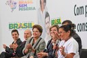 Presidenta Dilma Rousseff durante cerimônia de lançamento do Crescer - Programa Nacional de Microcrédito. Brasília-DF, 24/08/2011