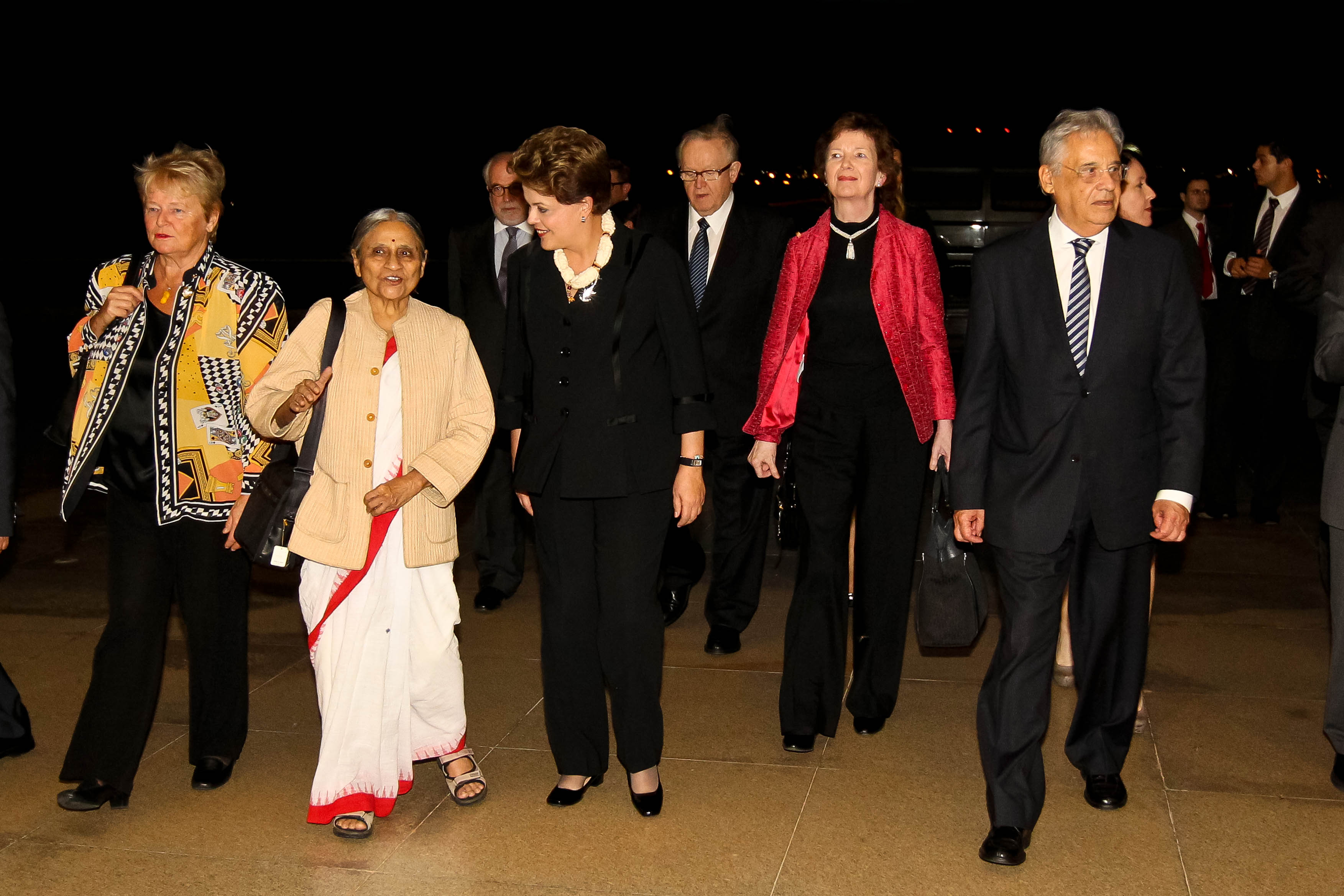 Presidenta Dilma Rousseff recebe integrantes do Os Elders para jantar no Palácio da Alvorada. Brasília - DF, 25/10/2011