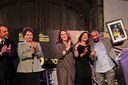  Presidenta Dilma Rousseff durante homenagem ao coordenador executivo do AfroReggae, José Júnior, na cerimônia de comemoração dos 60 anos do jornal O Dia. Rio de Janeiro-RJ, 27/06/2011