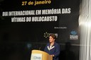 Presidenta Dilma Rousseff discursa durante cerimônia alusiva ao Dia Internacional em Memória das Vítimas do Holocausto. Porto Alegre-RS, 27/01/2011 