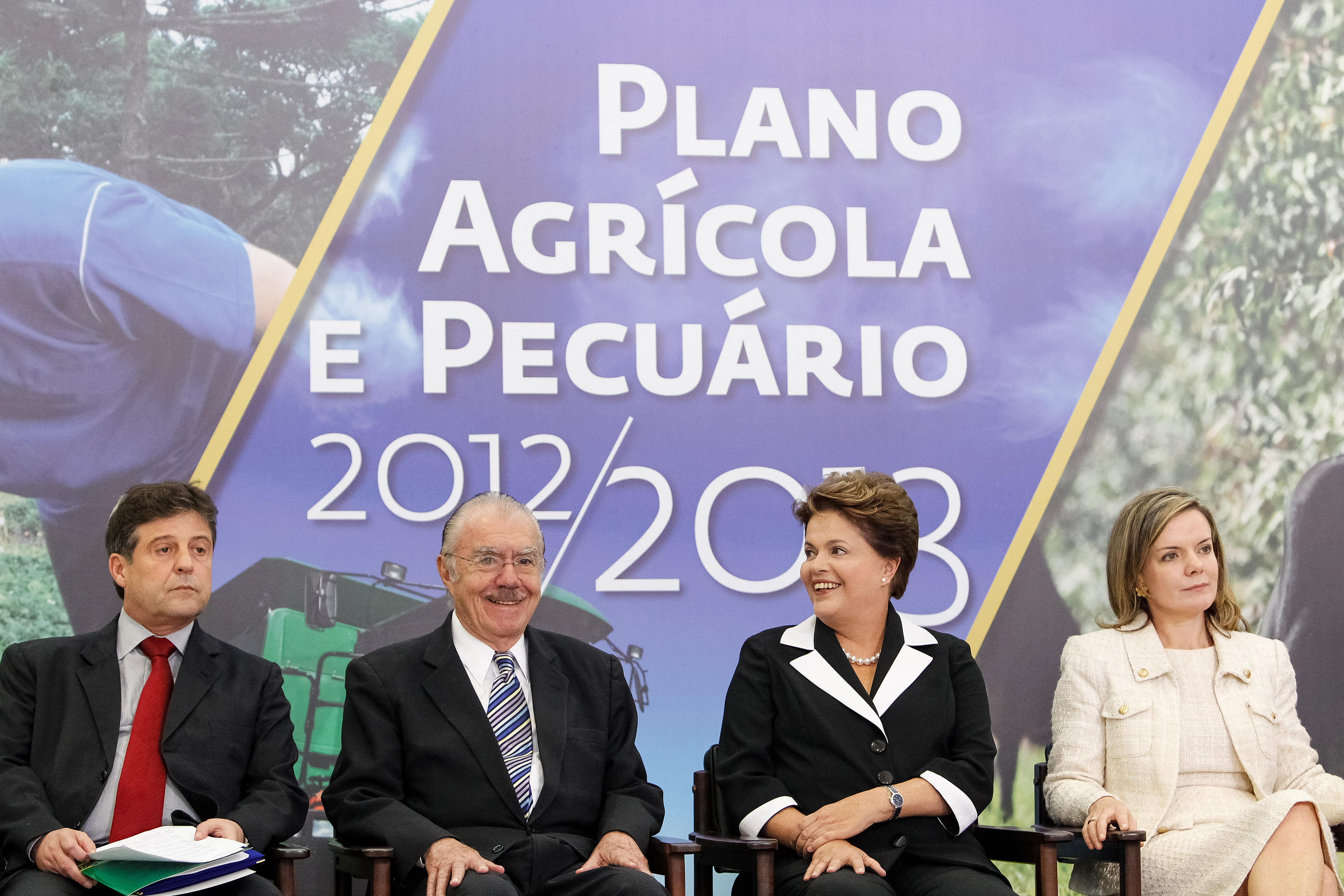 Presidenta Dilma Rousseff durante cerimônia de lançamento do Plano Agrícola e Pecuário 2012/2013. Brasília - DF, 28/06/2012