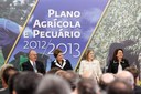 Presidenta Dilma Rousseff durante cerimônia de lançamento do Plano Agrícola e Pecuário 2012/2013. Brasília - DF, 28/06/2012