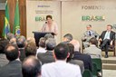 Presidenta Dilma Rousseff durante cerimônia de anúncio de Fomento à indústria Nacional de Defesa. Brasília-DF, 29/09/2011