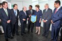Presidenta Dilma, antes do sorteio preliminar da Copa do Mundo da Fifa Brasil 2014, acompanhada de Eduardo Paes, Sérgio Cabral, Joseph Blatter, Pelé, Ricardo Teixeira e Orlando Silva. Rio de Janeiro-RJ, 30/07/2011  