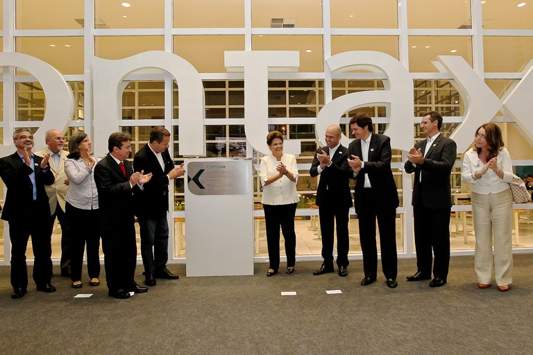 Presidenta Dilma Rousseff participa da Visita de inauguração das novas instalações da empresa Contax Contact Center (Recife-PE, 30/08/2011)