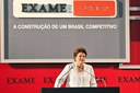  Presidenta Dilma Rousseff participa do Exame Fórum 2011 - Brasil Competitivo - como tornar o Brasil um país competitivo perante o mundo - como aproveitar as novas janelas de oportunidades. São Paulo - SP 30/09/2011