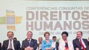  Presidenta Dilma Rousseff na abertura da Conferência Nacional de Direitos Humanos e encerramento das Conferências Nacionais dos Direitos da Criança e do Adolescente, da Pessoa Idosa, de LGBT e da Pessoa com Deficiência. Brasília-DF, 27/04/2016  