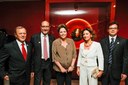 Presidenta Dilma Rousseff junto com Valentino Rizzioli (Vice-presidente da Fiat), Gherardo La Francesca (Embaixador da Itália no Brasil), Antonela La Francesca (Embaixatriz) e Alberto Zoffili (Dono da obra) durante abertura da exposição das obras de Caravaggio. Brasília - DF, 05/10/2012
