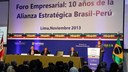  Presidenta Dilma Rousseff durante Seminário Empresarial Brasil-Peru. Lima-Peru, 11/11/2013  