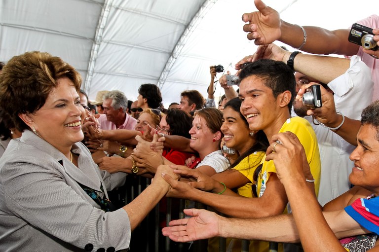 Presidenta Dilma Rousseff, cerimônia de Assinatura do Contrato de Concessão do   Aeroporto Internacional de São Gonçalo. São Gonçalo do Amarante - RN, 28/11/2011