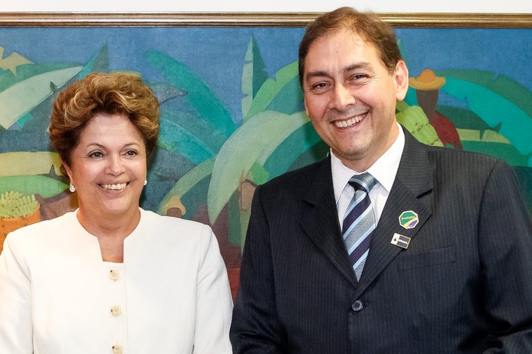 Presidenta Dilma Rousseff recebe Alcides Bernal, Prefeito de Campo Grande-MS. Brasília-DF, 31/01/2013 
