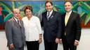 Presidenta Dilma Rousseff recebe Alcides Bernal Prefeito de Campo Grande-MS, Francisco Dornelles Presidente do PP e o Ministro das Cidades Aguinaldo Ribeiro. Brasília-DF, 31/01/2013 