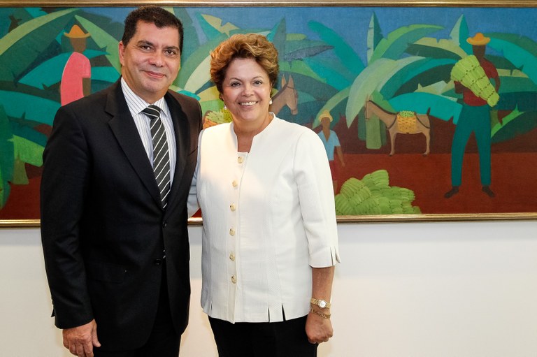 Presidenta Dilma Rousseff recebe Enrique Amastha, Prefeito de Palmas-TO. Brasília-DF, 31/01/2013 