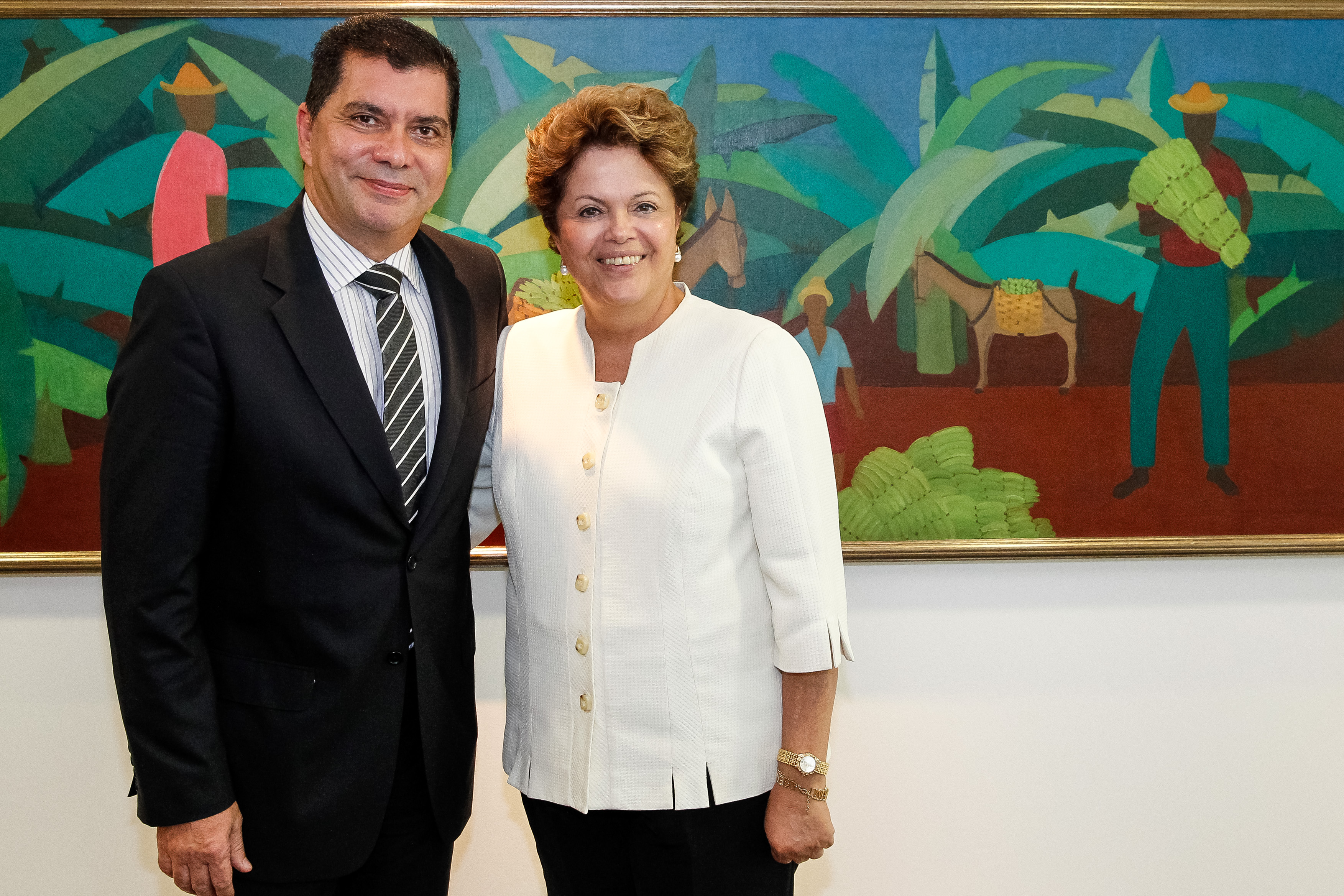 Presidenta Dilma Rousseff recebe Enrique Amastha, Prefeito de Palmas-TO. Brasília-DF, 31/01/2013 