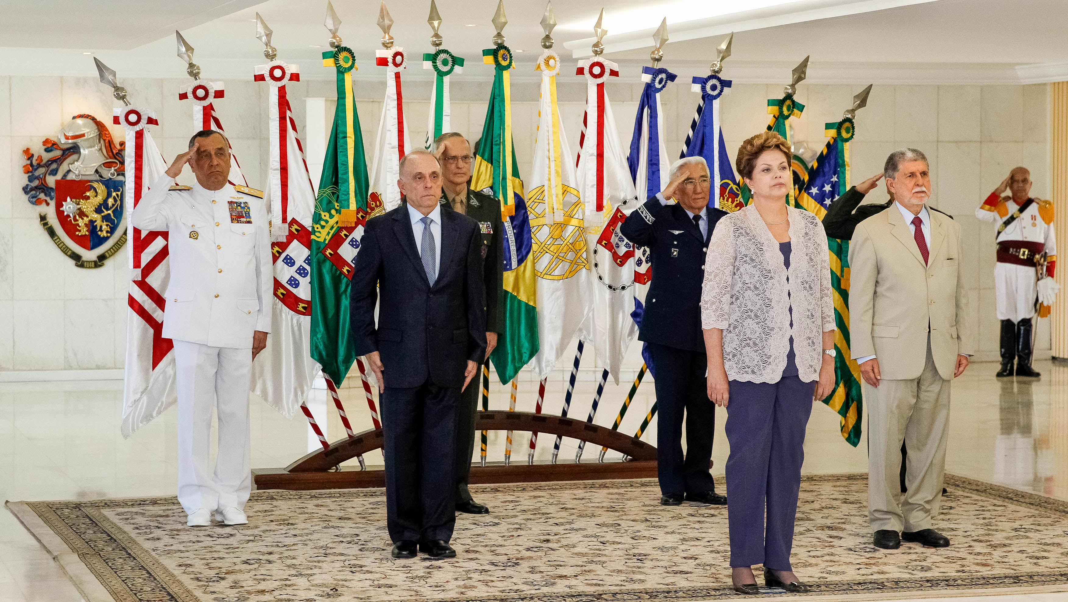 Presidenta Dilma Rousseff durante almoço de confraternização com Oficiais-Generais das Forças Armadas. Brasília - DF, 20/12/2012
