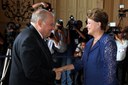  Presidenta Dilma Rousseff  recepciona o Sr. Enrique Iglesias, Secretário-Geral Iberoamericano, que participara do encontro Iberoamericano de Alto Nível em comemoração ao Ano Internacional dos Afrodescendentes. Salvador-BA,19/11/2011
