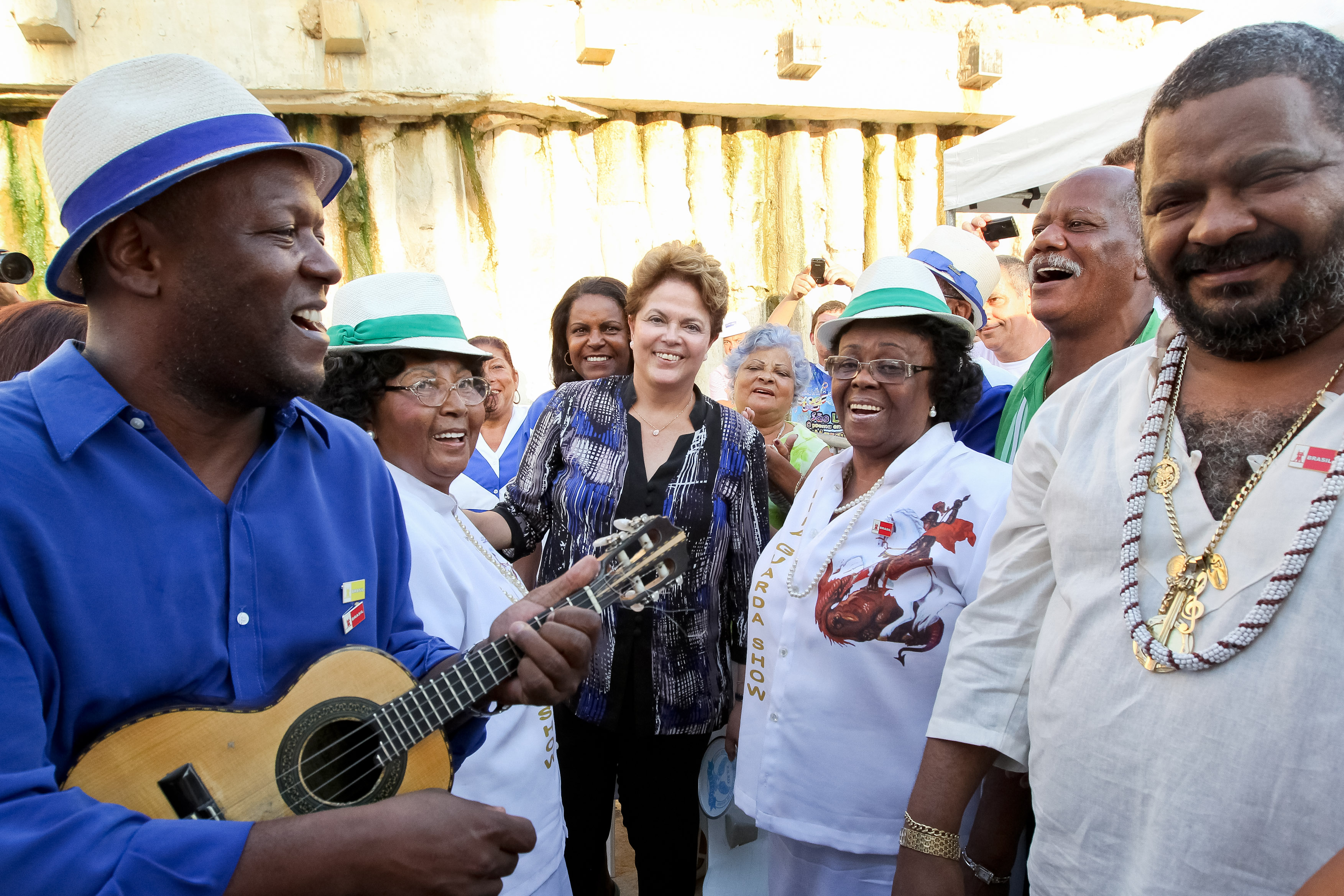 Presidenta Dilma Rousseff durante a cerimônia de Anúncio de Investimento de Mobilidade em Madureira. Rio de Janeiro - RJ, 21/03/2012