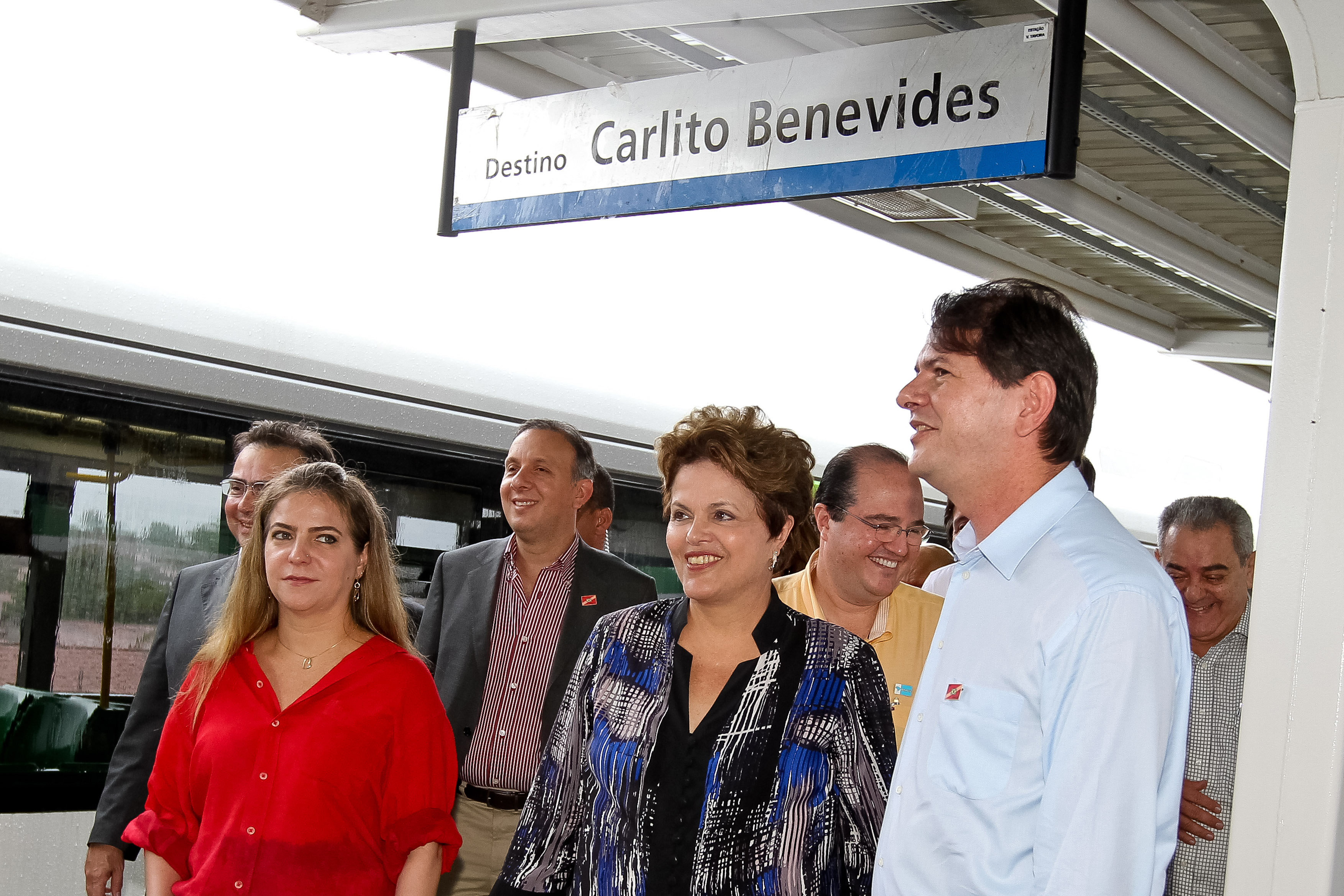 Presidenta Dilma Rousseff visita a estação de metrô Virgílio Távora. Maracanaú - CE, 27/02/2012