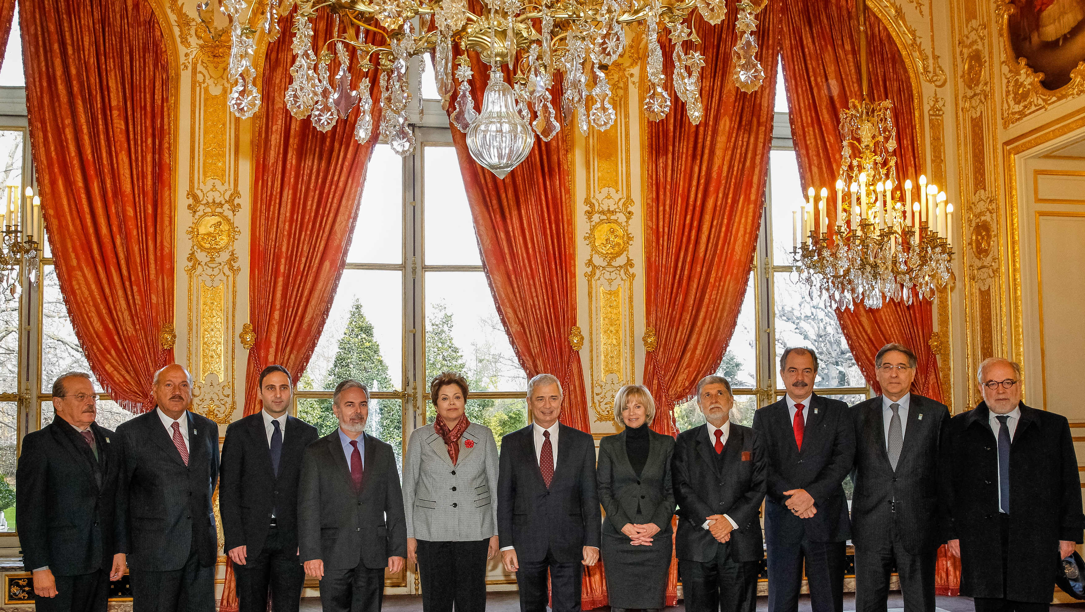 Presidenta Dilma Rousseff durante encontro com o Deputado Claude Bartolone, Presidente da Assembléia Nacional. Paris - FR, 11/12/2012 