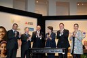 Presidenta Dilma Rousseff durante assinatura do termo de pactuação do Plano Brasil sem Miséria com os governadores do Sudeste. 