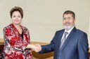 Presidenta Dilma Rousseff durante encontro bilateral com o Presidente do Egito Mohammed Mursi. Nova Iorque - EUA, 25/09/2012