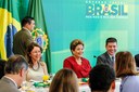 Presidenta Dilma Rousseff durante café da manhã oferecido aos jornalistas-setoristas do Palácio do Planalto. Brasília - DF, 27/12/2012