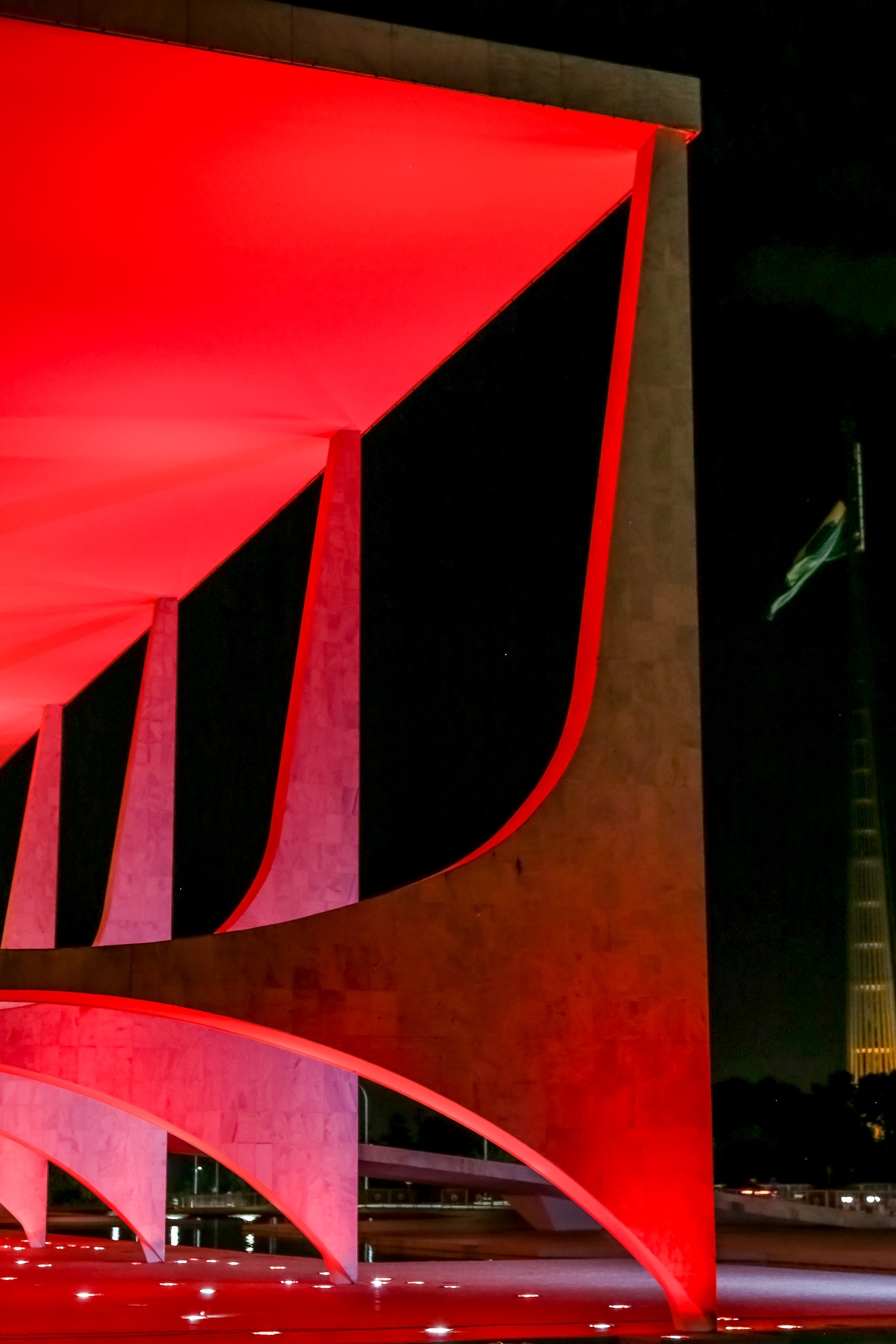  Palácio do Planalto participa da Campanha Dezembro Vermelho, alerta sobre a prevenção da AIDS. Brasília-DF, 02/12/2015  