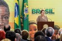 Presidenta Dilma Rousseff durante cerimônia alusiva ao Dia Nacional de Zumbi e da Consciência Negra, com anúncio de ações para as Comunidades Quilombolas. Brasília - DF, 21/11/2012