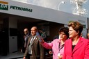 Presidenta Dilma Rousseff durante visita aos pavilhões da Rio+20 no Parque dos Atletas. Rio de Janeiro - RJ, 13/06/2012