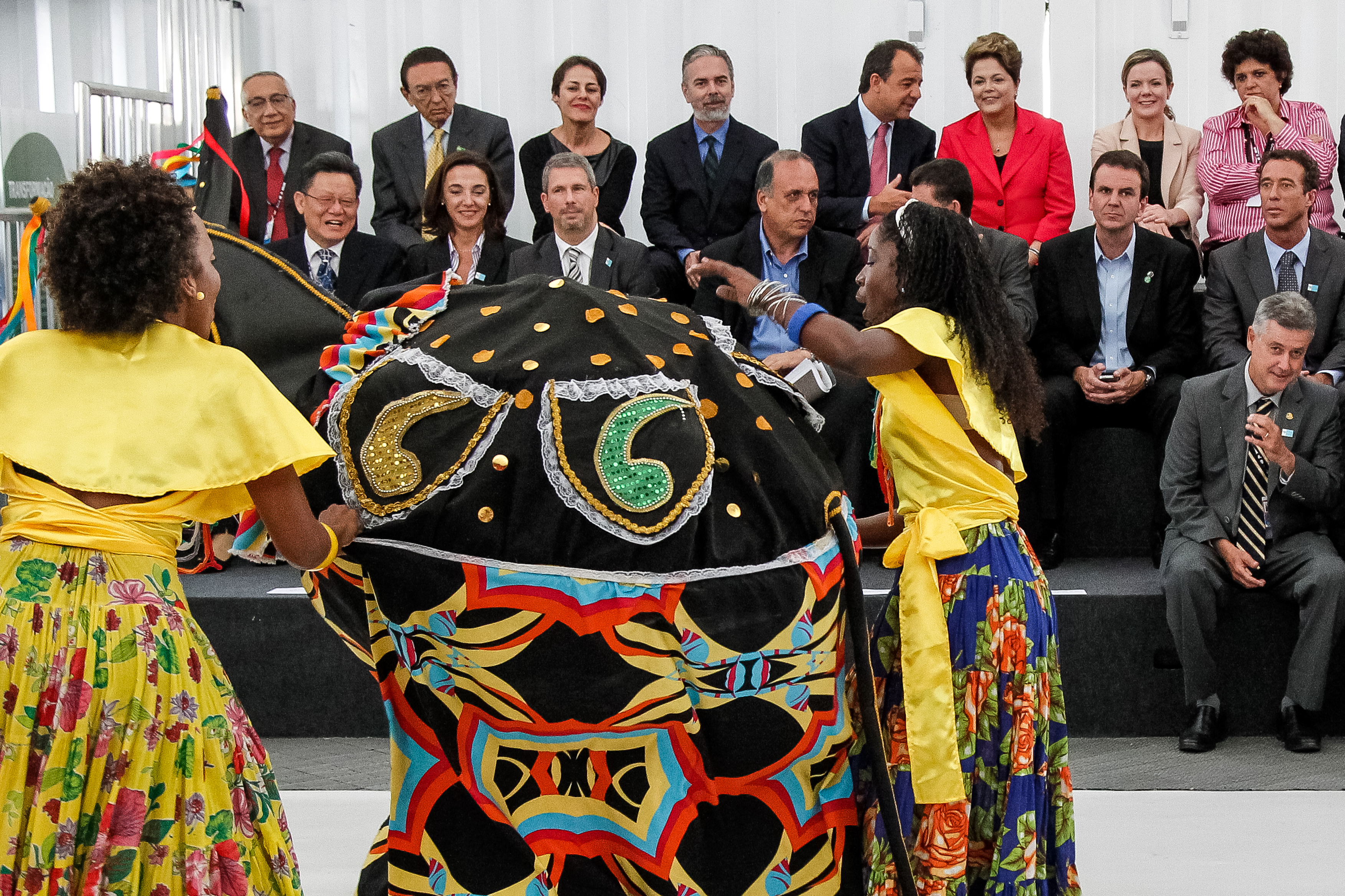 Presidenta Dilma Rousseff durante cerimônia de abertura do Pavilhão Brasil na Conferência das Nações Unidas sobre Desenvolvimento Sustentável Rio+20. Rio de Janeiro - RJ, 13/06/2012