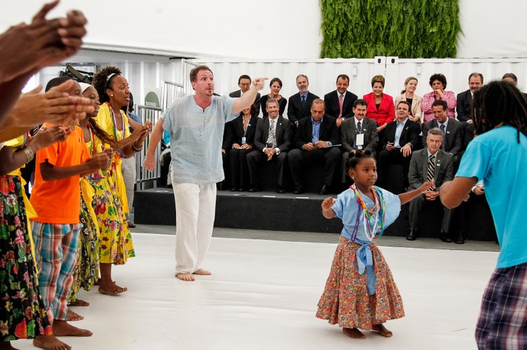 Presidenta Dilma Rousseff durante cerimônia de abertura do Pavilhão Brasil na Conferência das Nações Unidas sobre Desenvolvimento Sustentável Rio+20. Rio de Janeiro - RJ, 13/06/2012