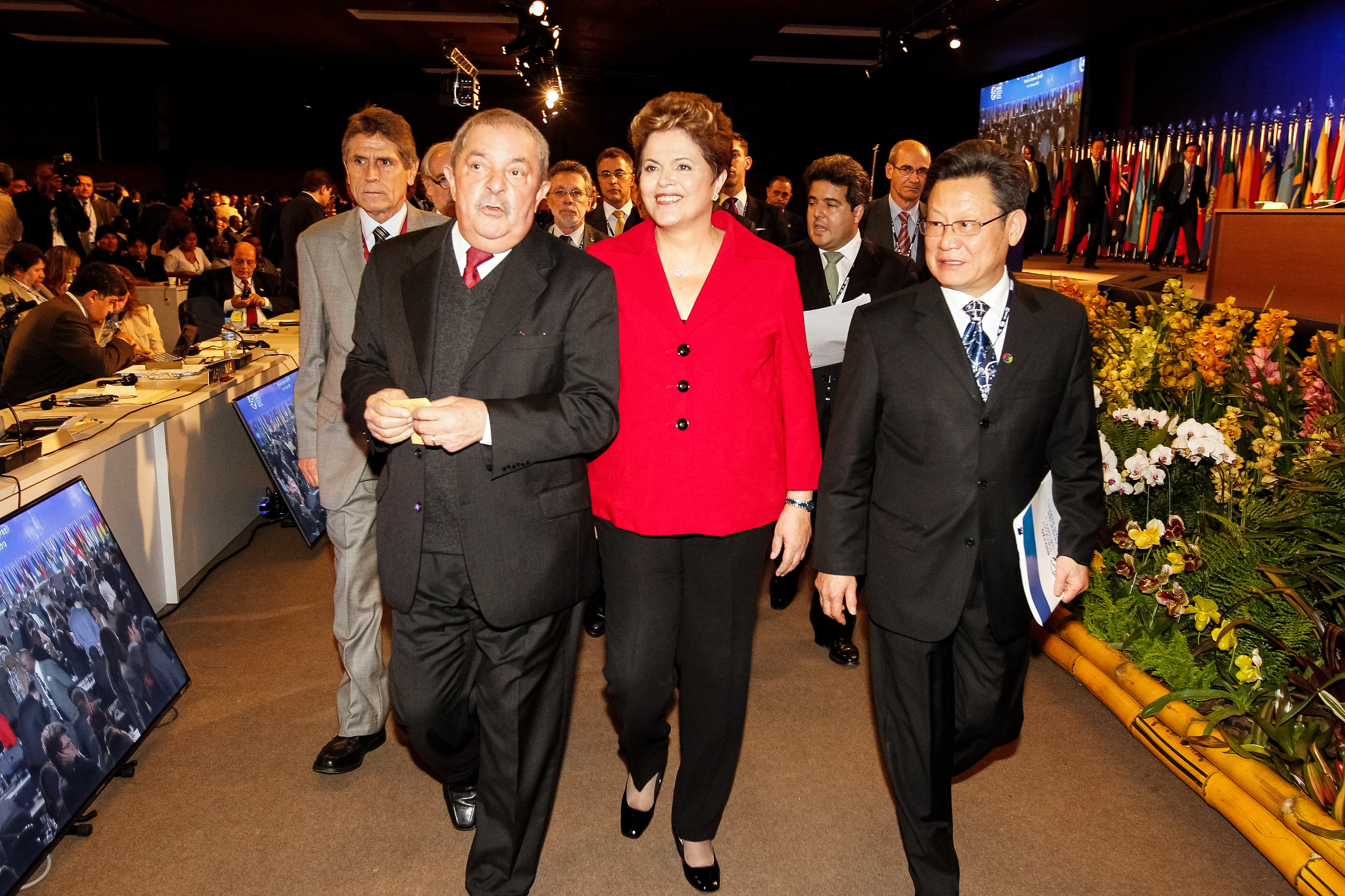 Presidenta Dilma Rousseff durante a cerimônia de abertura protocolar da Conferência das Nações Unidas sobre Desenvolvimento Sustentável (Rio+20). Rio de Janeiro - RJ, 20/06/2012