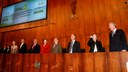 Presidenta Dilma Rousseff durante cerimônia de anúncio do PAC Mobilidade e de entrega de 57 Máquinas Motoniveladoras