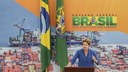 Presidenta Dilma Rousseff durante cerimônia de anúncio do Programa de Investimentos em Logística: Portos no Palácio do Planalto. Brasília - DF, 06/12/2012