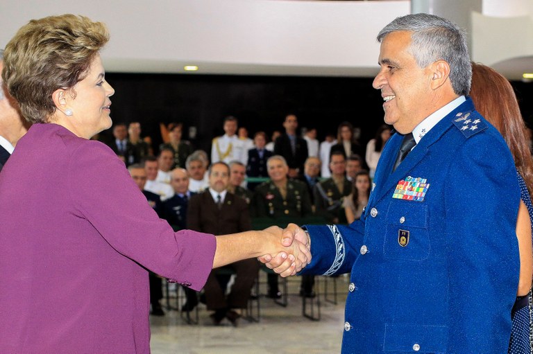Presidenta Dilma Rousseff durante cerimônia de apresentação de Oficiais-Generais, no Palácio do Planalto. Brasília - DF, 08/05/2012