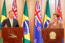 Presidenta Dilma Rousseff durante cerimônia de assinaturas de atos e declaração à imprensa, com o Primeiro-Ministro da Nova Zelândia, John Key, no Palácio do Planalto. Brasília-DF, 11/03/2013