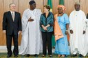 Presidenta Dilma Rousseff recebe do Embaixador da República Federal da Nigéria Senhor, Adamu Azimeyeh Emozozo a carta credencial dos Embaixadores Estrangeiros. Brasília - DF, 10/11/2014
