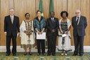 Presidenta Dilma Rousseff recebe da Embaixadora da República Democrática Federal da Etiópia Senhora, Sinknesh Ejigu a carta credencial dos Embaixadores Estrangeiros. Brasília - DF, 10/11/2014