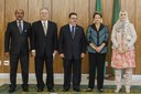 Presidenta Dilma Rousseff recebe do Embaixador da Líbia Senhor, Khaled Zayed Dahan a carta credencial dos Embaixadores Estrangeiros. Brasília - DF, 10/11/2014