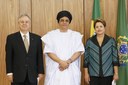 Presidenta Dilma Rousseff recebe do Embaixador da República Islâmica da Mauritânia Senhor, Bah Nagi Kebd Abdallahi a carta credencial dos Embaixadores Estrangeiros. Brasília - DF, 10/11/2014