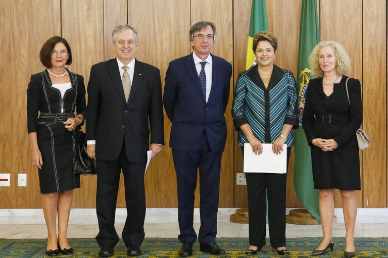 Presidenta Dilma Rousseff recebe do Embaixador da Republica Federal da Alemanha Senhor, Dirk Brengelmann a carta credencial dos Embaixadores Estrangeiros. Brasília - DF, 10/11/2014
